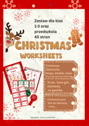 CHRISTMAS PACK🎄 - materiały na lekcję świąteczną w klasach 1-3 i przedszkolu