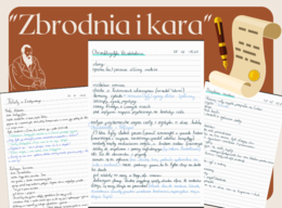 ZBRODNIA I KARA - notatka