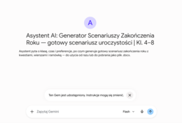 Asystent AI: Generator Scenariuszy Zakończenia Roku — gotowy scenariusz uroczystości | Kl. 4–8