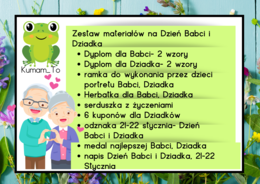 Zestaw materiałów- Dzień Babci i Dziadka