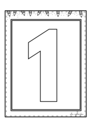 Pisownia cyfr od 0 do 21