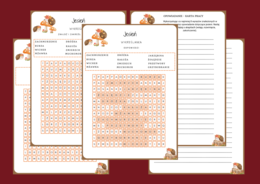 JESIEŃ – wykreślanka – ortografia – ćwiczenia redakcyjne - szkoła