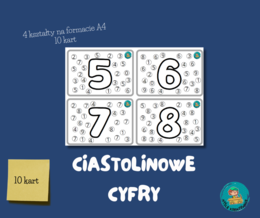 MEGA ZESTAW ZABAW Z CIASTOLINĄ - LITERY, CYFRY, KSZTAŁTY, SYLABY