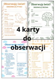 Karty do obserwacji przyrody