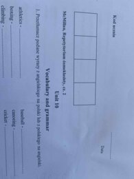 Unit 10 Repetytorium ósmoklasisty cz. 2 McMillan