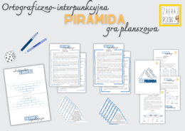 Planszowa gra ortograficzno-interpunkcyjna "Piramida"