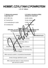 Kartkówka - Hobbit, Czyli Tam I Z Powrotem J.R.R. Tolkien