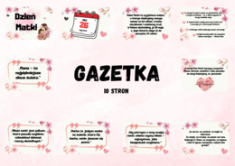 Dzień Matki/ Dzień Mamy- GAZETKA