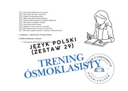 Trening ósmoklasisty – język polski . Zestaw 29. Mały Książę