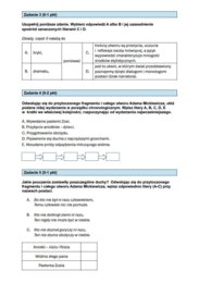 "Dziady, część II" – test powtórzeniowy