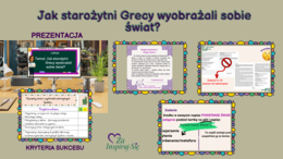 Mitologia – Jak starożytni Grecy wyobrażali sobie świat? – prezentacja + scenariusz + karta pracy
