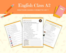 Gramatyka dla klasy 6: Present Continuous for Future Arrangements, czasowniki must, musn't oraz can't. Na podstawie English Class A2 Unit 7