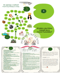 Gra planszowa "Balladyna" Juliusz Słowacki, lektura obowiązkowa, egzamin ósmoklasisty