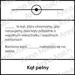 Karty trójdzielne - Kąty.