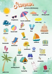 Summer Picture Dictionary