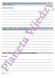 KARTA PRACY NA DZIEŃ TATY – FATHER’S DAY WORKSHEET, KLASY 4-8 SZKOŁY PODSTAWOWEJ- ćwiczenia znajomości przymiotników i zdań opisujących, zadania pisemne