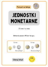 Jednostki monetarne - ja mam, ty masz. Klasa 4 i nie tylko :-)