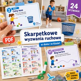 Skarpetkowe wyzwania ruchowe