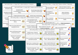 Co mogę zrobić, gdy mam wolną chwilę? - Pomysły na AKTYWNOŚCI POLONISTYCZNE dla uczniów klas 4-8 – ćwiczenia- 12 stron - język polski- biblioteka- świetlica