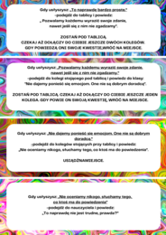 Test na uważność "Dobre maniery".