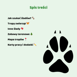 Mini-przewodnik do rozpoznawania śladów zwierząt