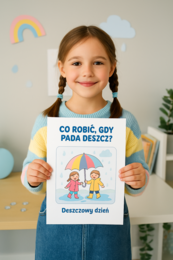 Karta pracy „Co robić, gdy pada deszcz?”