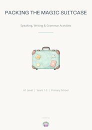 Packing the Magic Suitcase: Wakacyjny Niezbędnik Słownikowy (36 stron – Poziom A1)