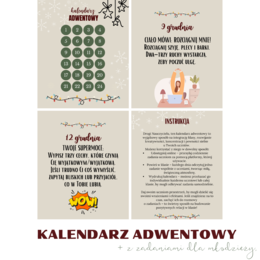 Kalendarz Adwentowy z zadaniami dla młodzieży