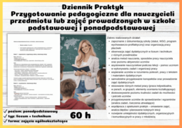 Dziennik Praktyk Przygotowanie Pedagogiczne 60 h liceum/technikum