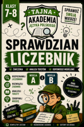 Liczebnik – sprawdziany kl. 7–8 | wersja A i B + odpowiedzi modelowe