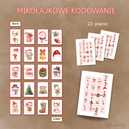 Mikołajkowe kodowanie na dywanie