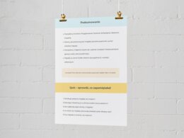 Jak obrać i przechowywać migdały? Plakat edukacyjny.