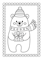 Świąteczna kolorowanka
