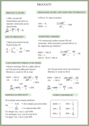 Procenty - notatka