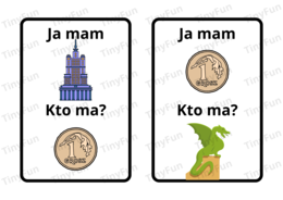 Ja mam, kto ma? Polska – gra edukacyjna | 30 kart | PDF do druku