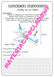 Projekt edukacyjny/innowacja - LOTNICZE PRZYGODY (liczby na co dzień, droga, prędkość, czas) klasa 6, klasa 7, klasa 8