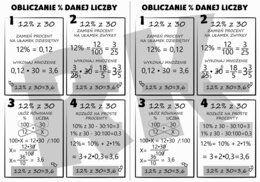 kl.7. Procenty- obliczanie procentu danej liczby