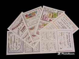 zestaw PLAKATÓW MOTYWACYJNYCH (wklejek do zeszytów)