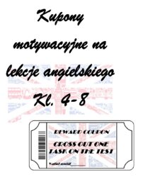 Kupony motywacyjne j. angielski