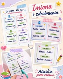Gra Ja mam... kto ma... Imiona i zdrobnienia
