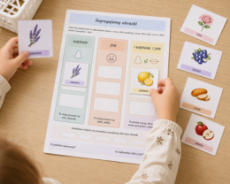 Co pachnie, co smakuje? – zabawa zmysłowa