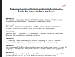 KOMPLETNY PAKIET DO ZAJĘĆ KOREKCYJNO-KOMPENSACYJNYCH W PRZEDSZKOLU