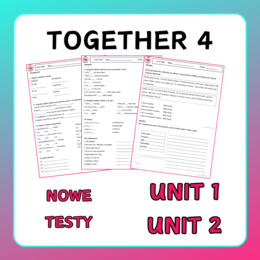 Together 4 - testy na podsumowanie działów 1 i 2.