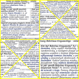 Wczesnopiastowska Polska – komplet notatek i kart pracy