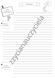 Formy pisemne - opowiadanie i opis przedmiotu