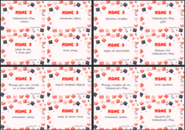 St. Valentine's Day (Walentynki) gra Name 3 /48 kart