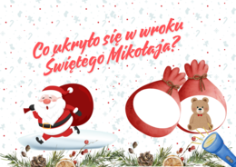 Co ukryło się w worku Świętego Mikołaja? - zabawa z latarką