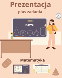 📐 Lekcja matematyki – Rodzaje brył geometrycznych 🧊