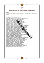 Konjunktionen und Satzarten - Zusammenfassung Spójniki i typy zdań - podsumowanie niemiecki