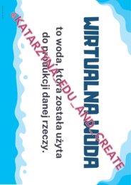 WIRTUALNA WODA - KROPLE WODY DEKORACJA - DZIEŃ WODY